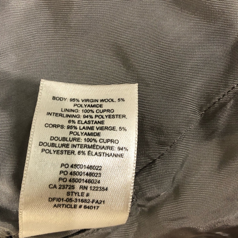 Babaton Aritzia The Connor Coat Long - Virgin Wool, Gray - Picture 12 of 13